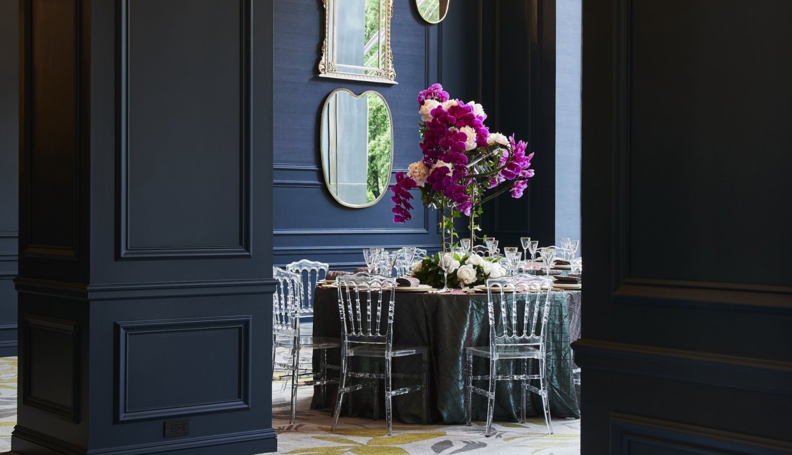 The interior of Park Room venue at Park Lane New York.