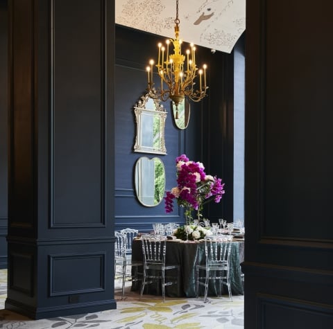 The interior of Park Room venue at Park Lane New York.